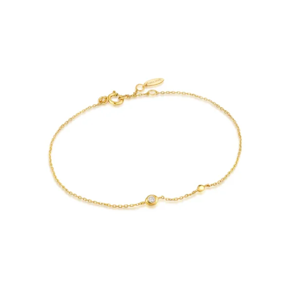 Bracelet en or 14kt Magma avec un diamant
